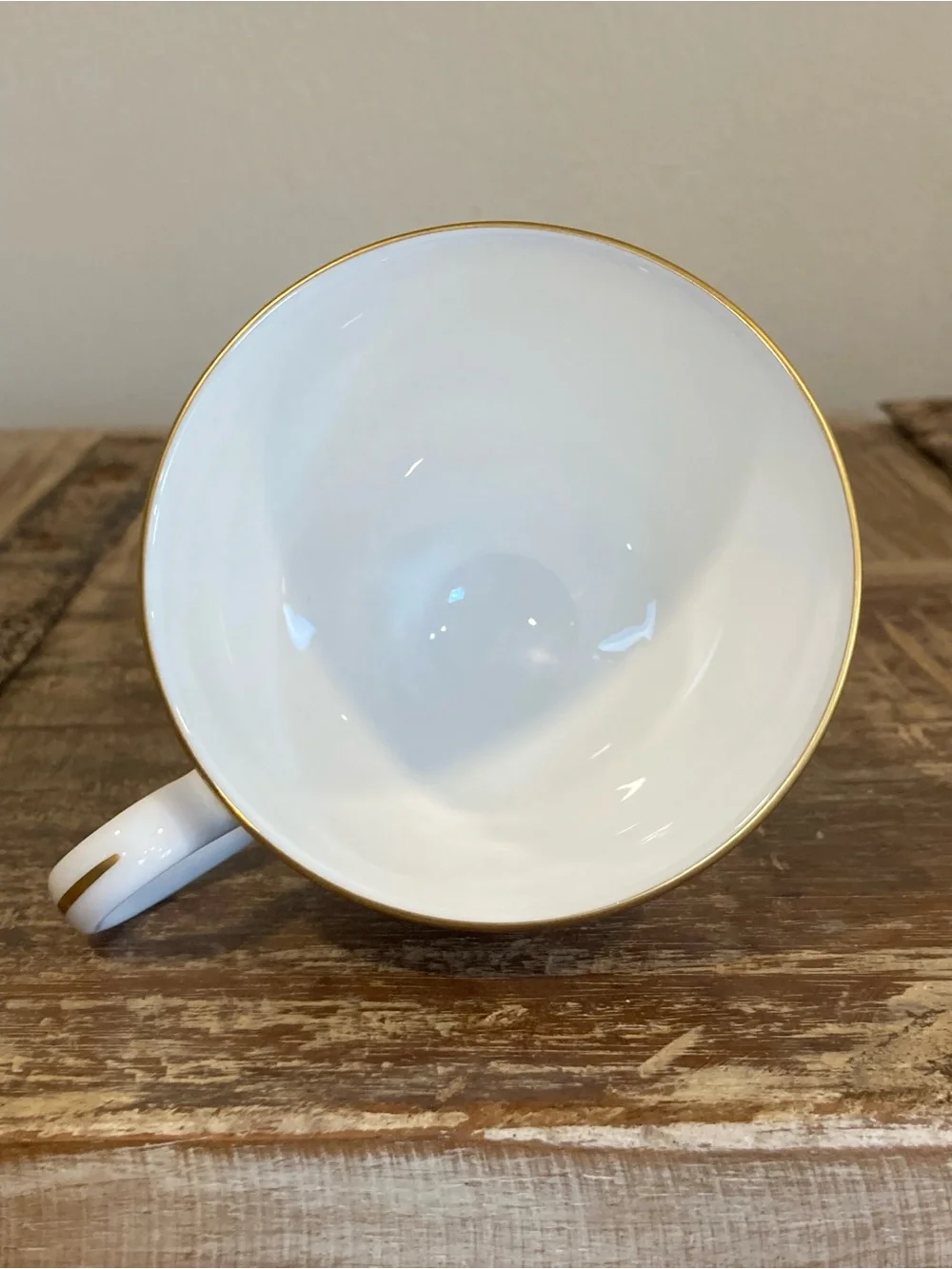 Waterford Holiday Ribbons Teacup Fine China With Red Gold & Green Trim